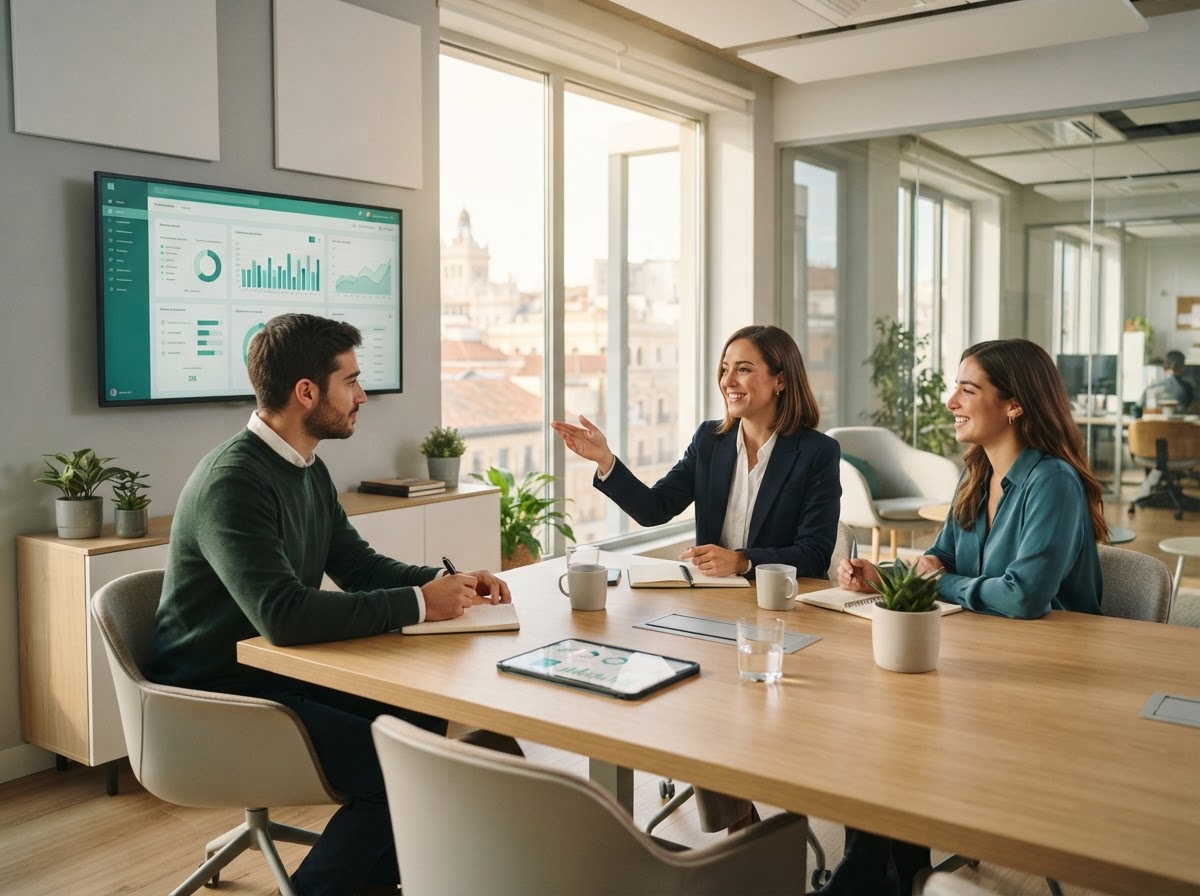 Ovrela XRPlatform equipo analizando datos de mercado para la toma de decisiones de inversión